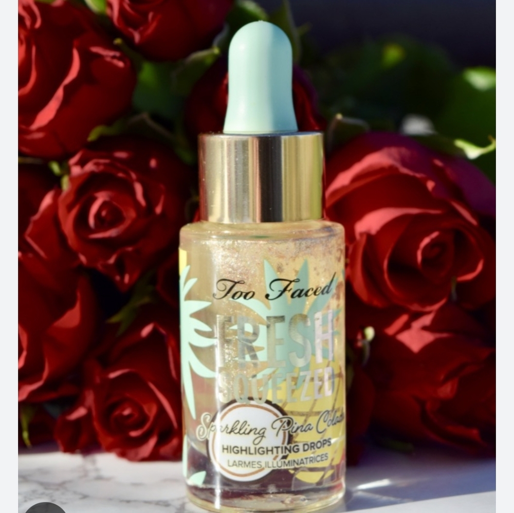 ❇️SPARKLING PINA COLADA Too Faced RARE Tutti Frutti Highlighting Drops NWT - Picture 4 of 7